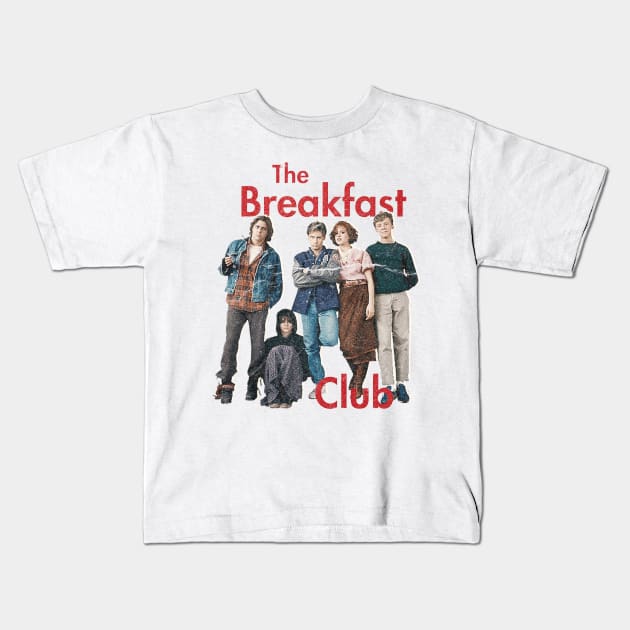 The Breakfast Club Grunge Retro 80s Kids T-Shirt by Magic Topeng